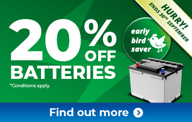 20% off Batteries